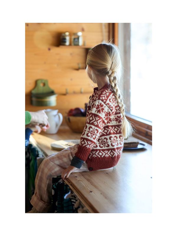 Hyttekofta til barn