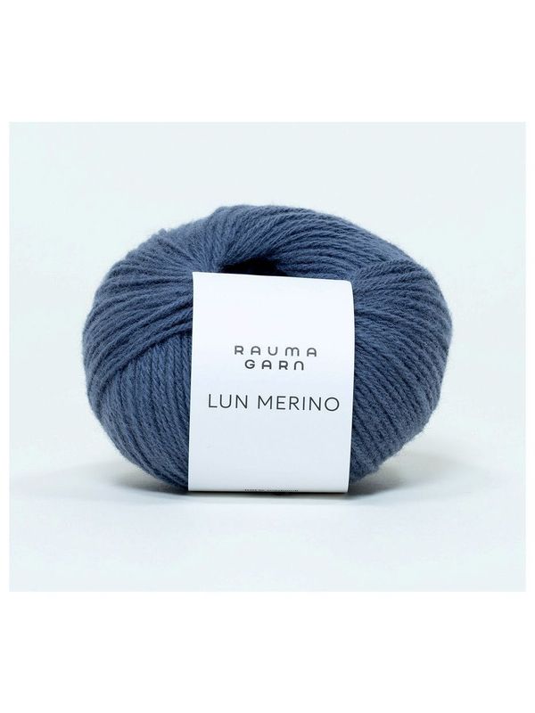 Lun Merino 8797 Mørk Bondeblå