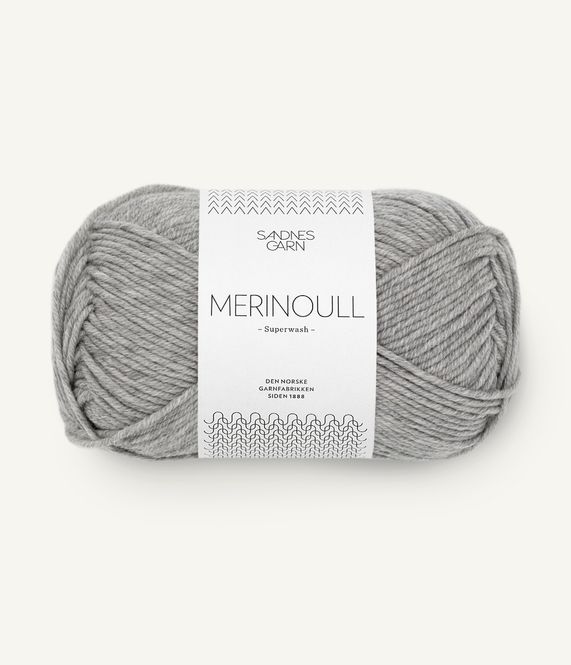 Hovedbilde Merinoull 1042 Grey Melange