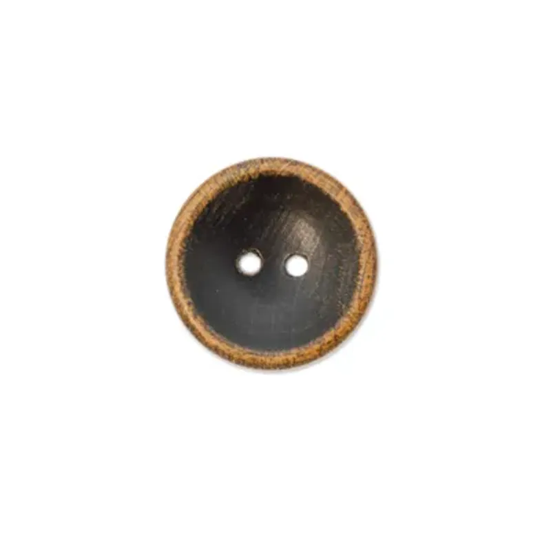 Knapp 20 mm Mørk Brun 