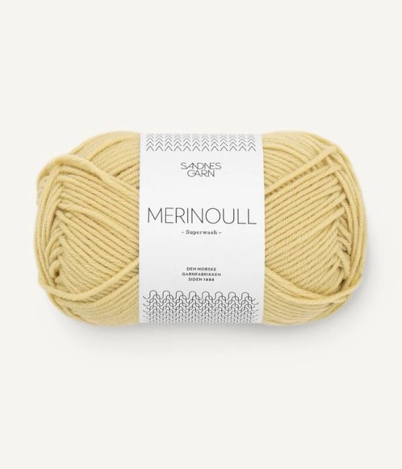 Hovedbilde UT Merinoull 2122 Gul Månesten