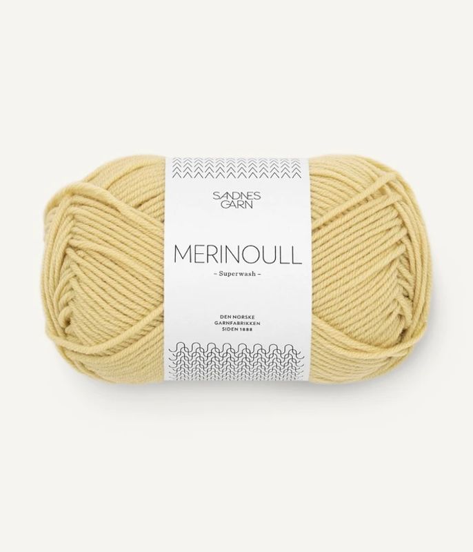 UT Merinoull 2122 Gul Månesten