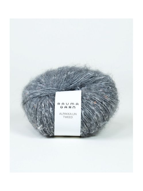 Hovedbilde Alpakka Lin Tweed 21266 Mørk Grå
