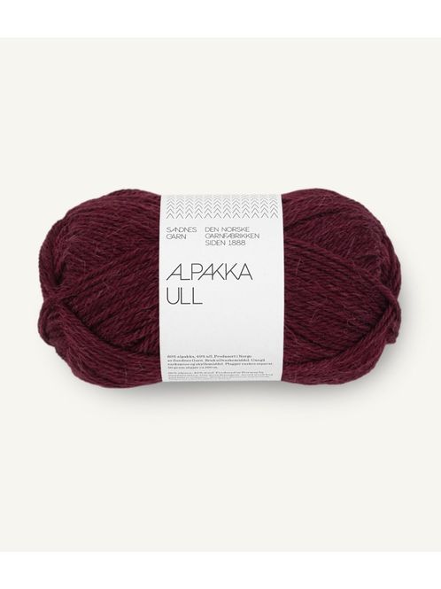 Hovedbilde Alpakka Ull 4372 Burgundy